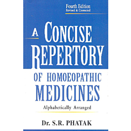 A Concise Repertory Of Homeopathic Medicines - Nature-Reveals